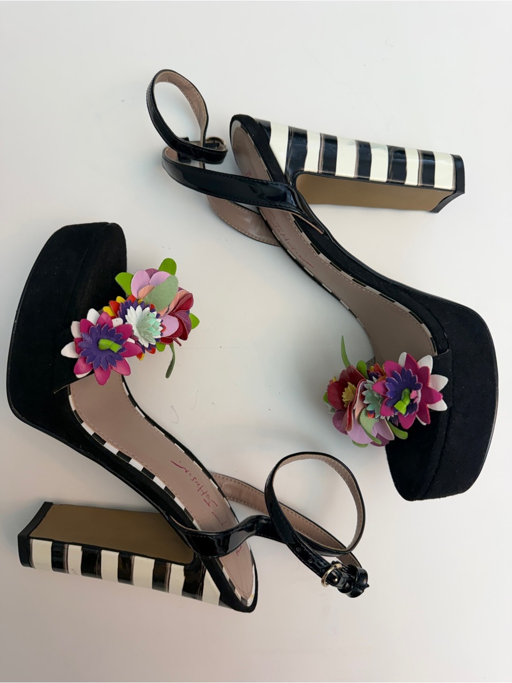 Betsey Johnson Carra Floral Platform Sandals, Size 8.5 (Fit Like 8) - Picture 2 of 8
